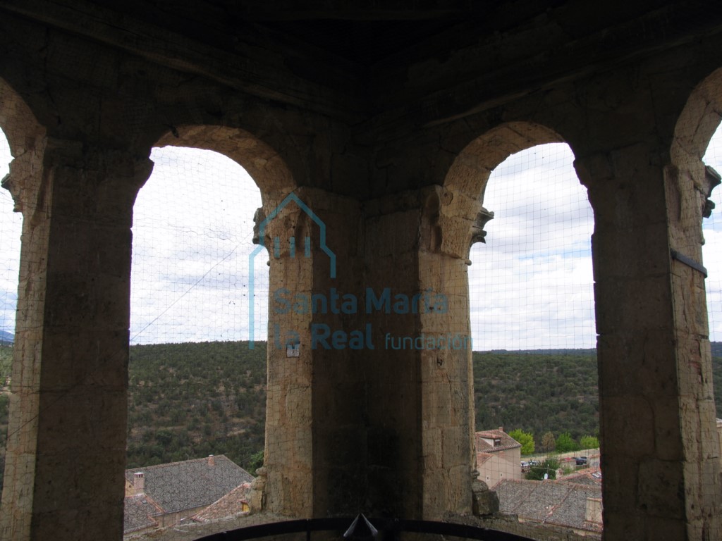 Interior de la torre