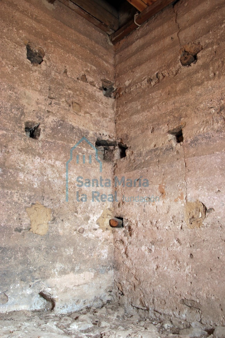 Detalle constructivo del interior de la torre