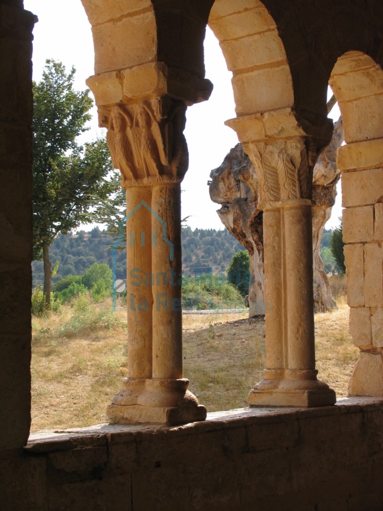 Interior del pórtico