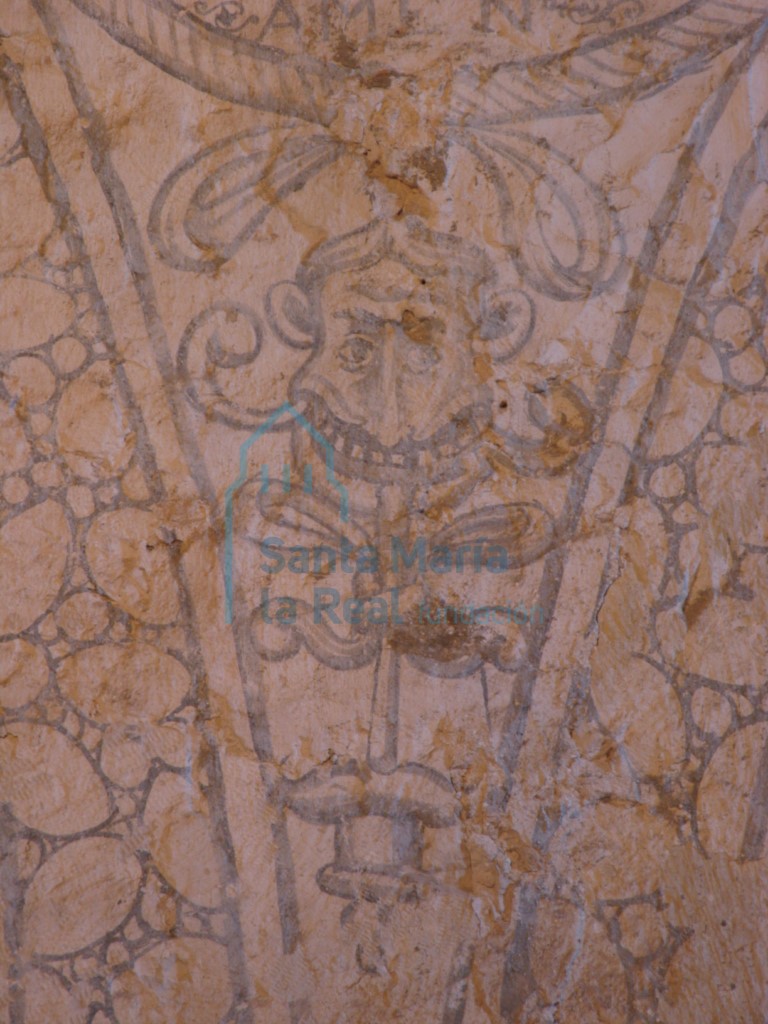 Detalle pictórico del arco formero