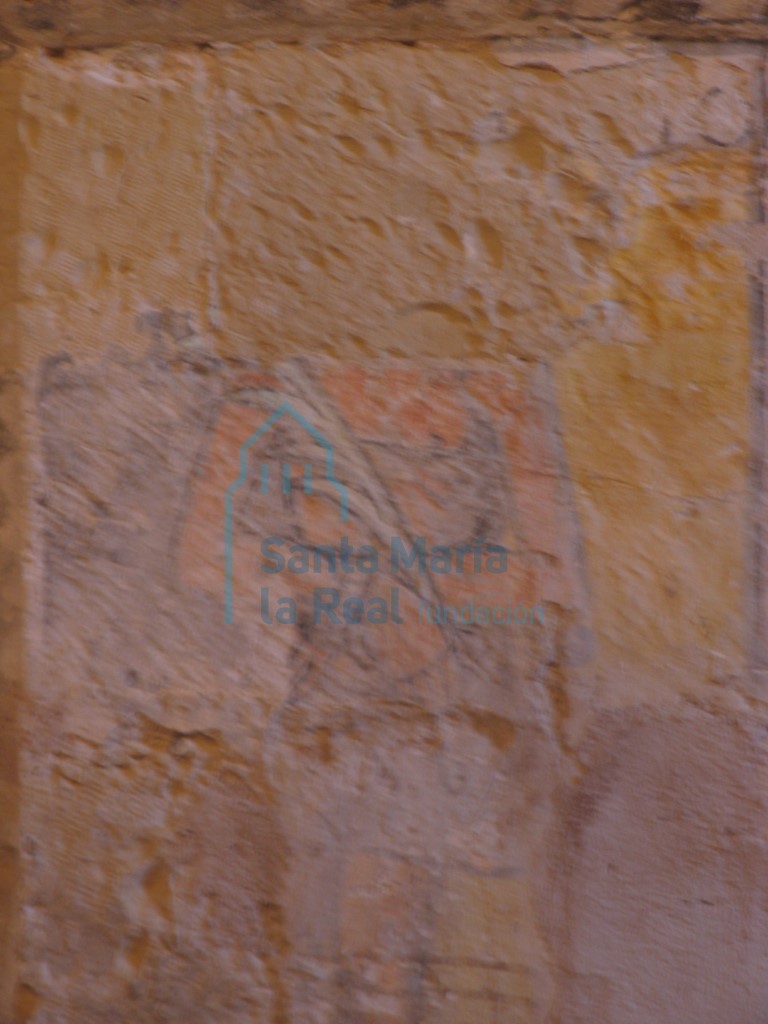 Detalle pictórico en pilar