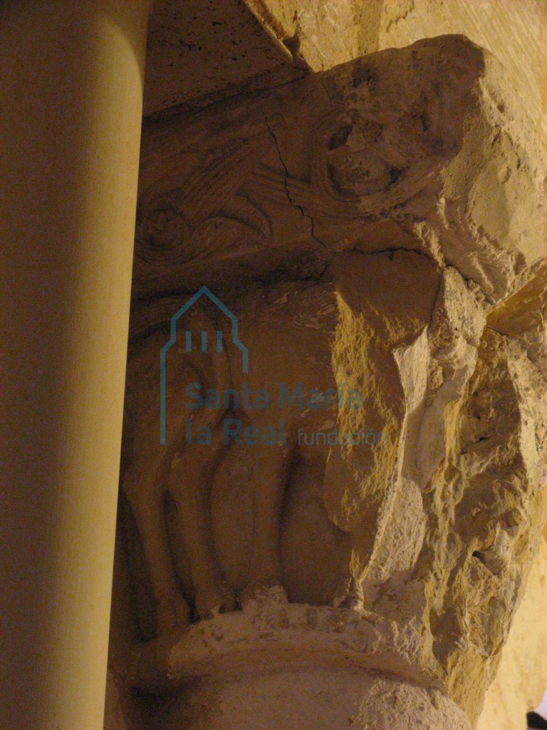 Capitel del ábside norte Capitel del ábside norte