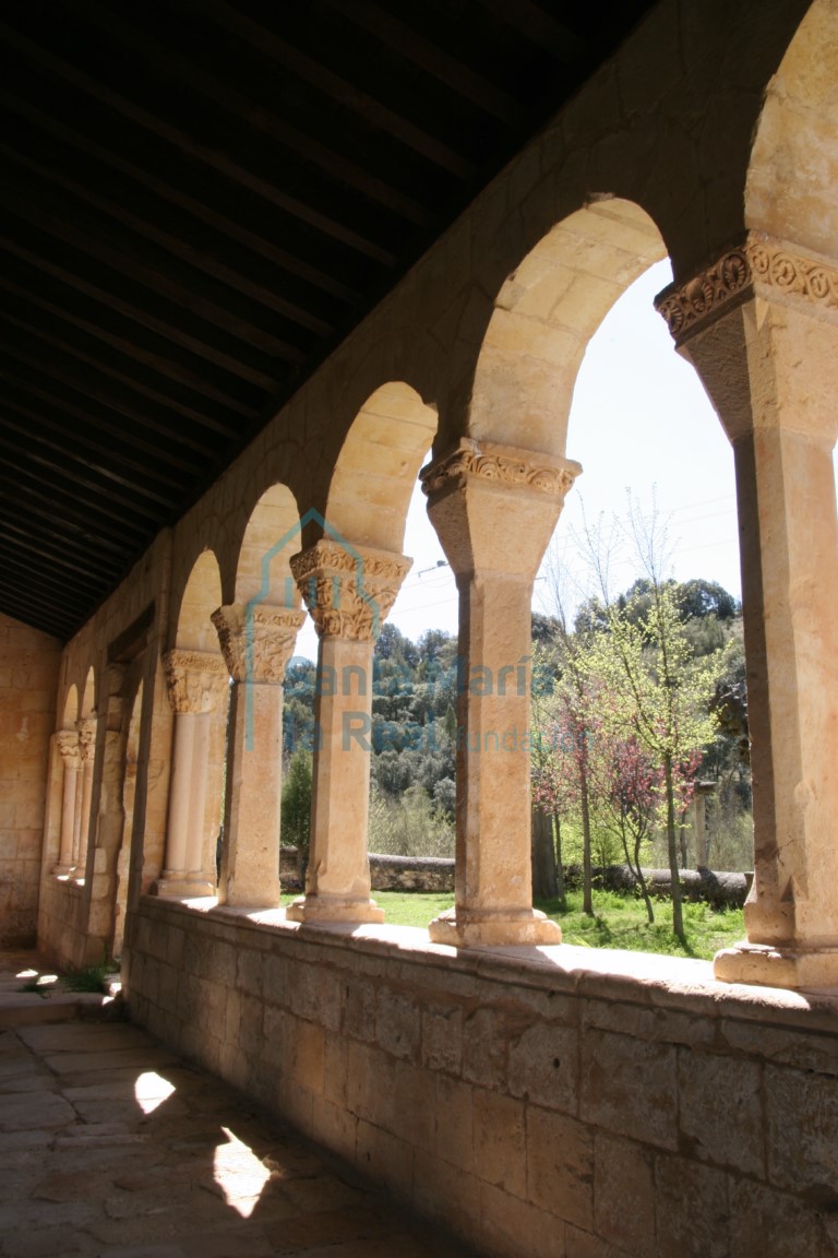 Interior del pórtico