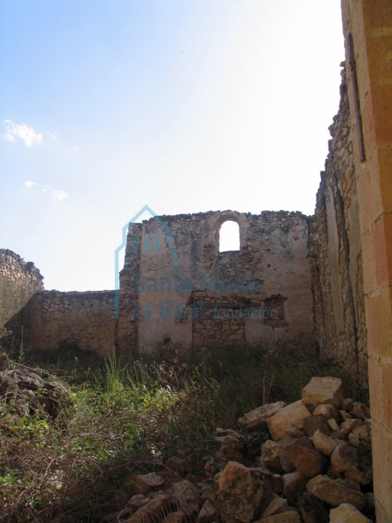 Interior de la ermita