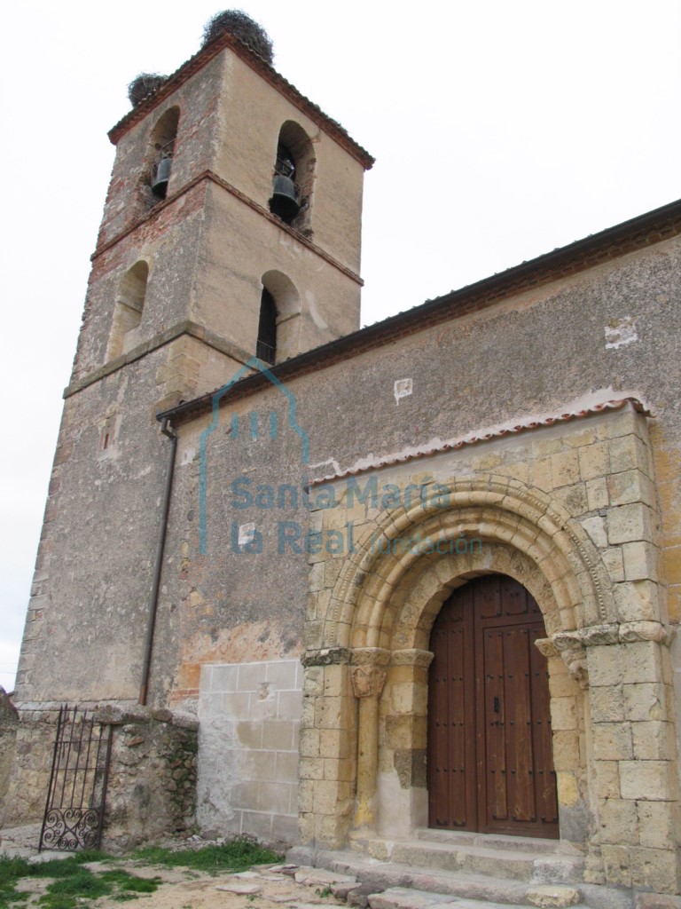 Vista de la fachada sur