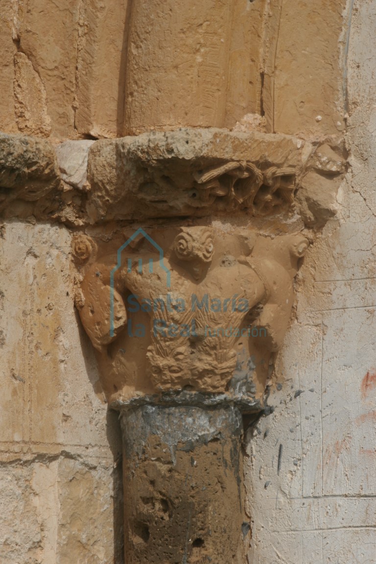 Capitel de la portada sur