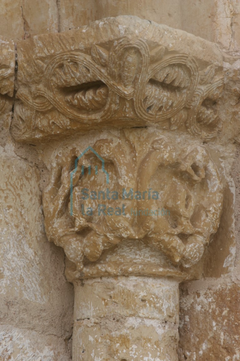 Capitel de la portada norte