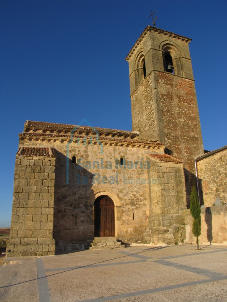 Vista de la fachada meridional
