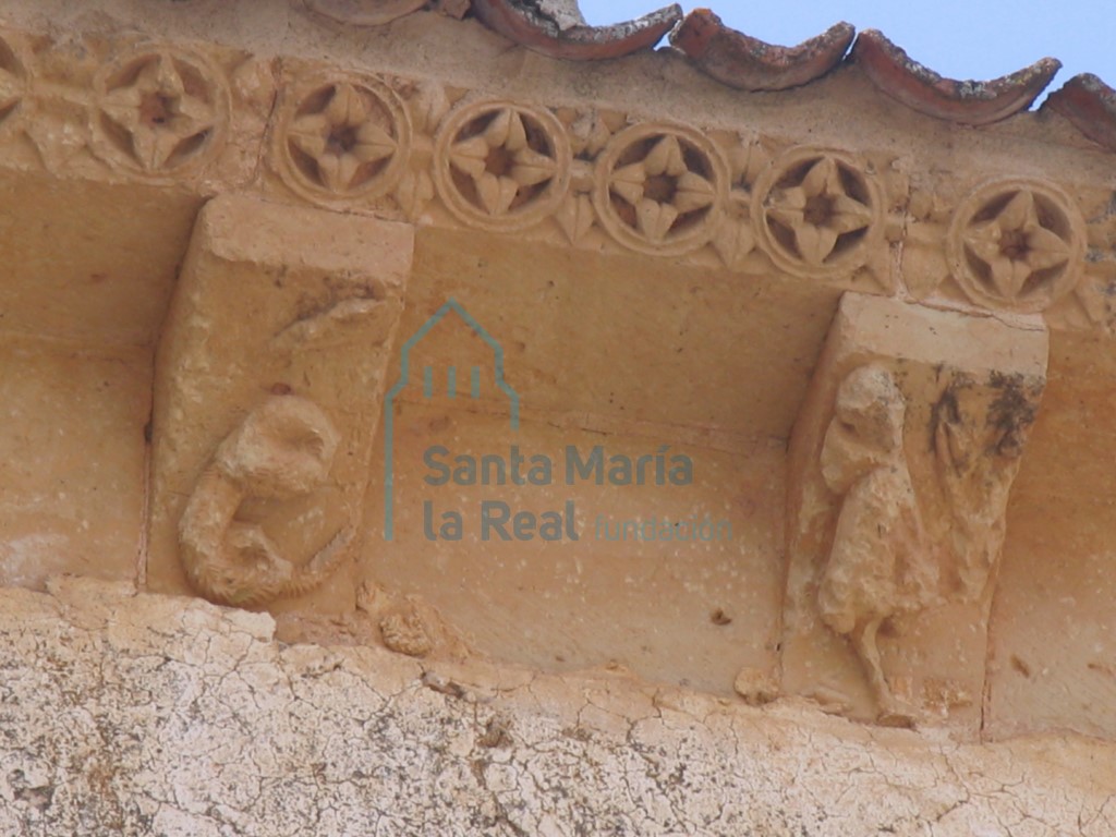 Detalle en la cornisa septentrional