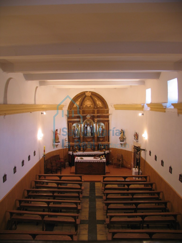 Interior de la nave desde el coro