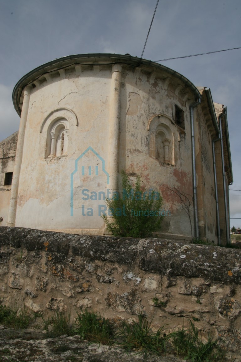 Vista exterior del ábside