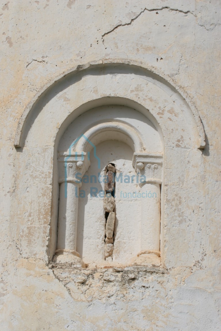 Ventana central del ábside