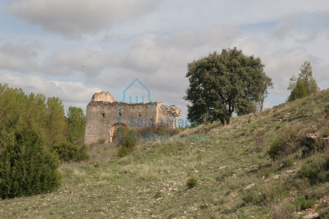 Panorámica de las ruinas desde el sur