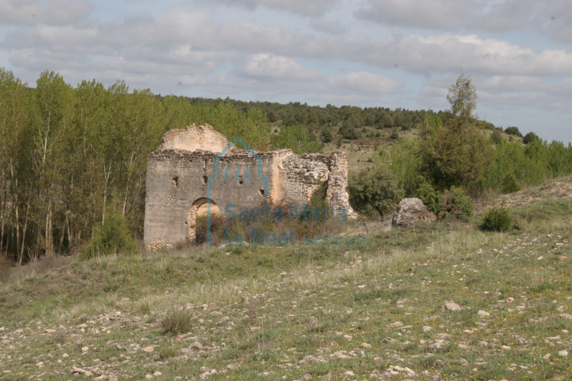 Panorámica de las ruinas desde el sur