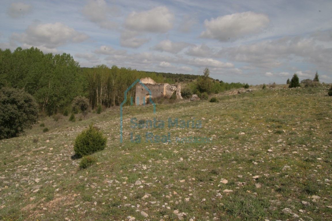 Panorámica de las ruinas desde el sur