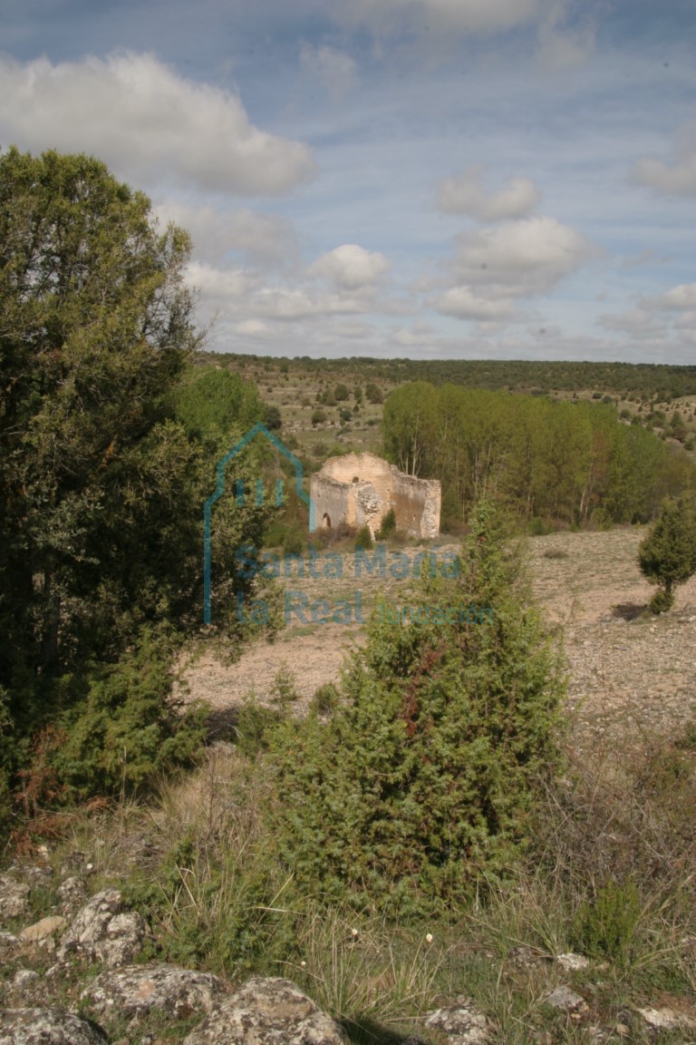 Las ruinas desde el noreste