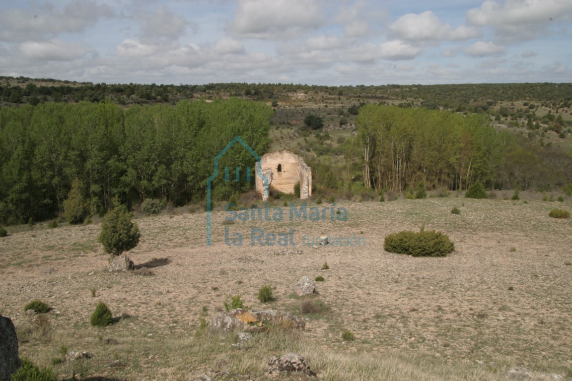 Panorámica de las ruinas desde el este