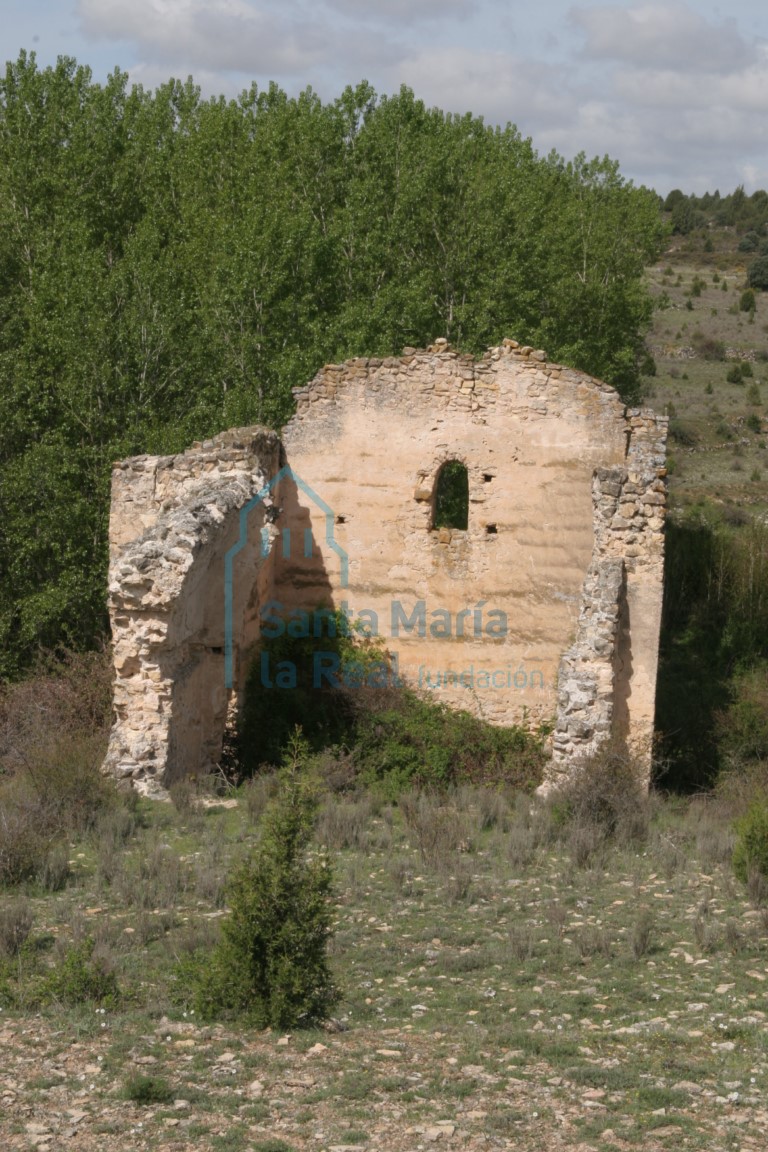Las ruinas desde el este