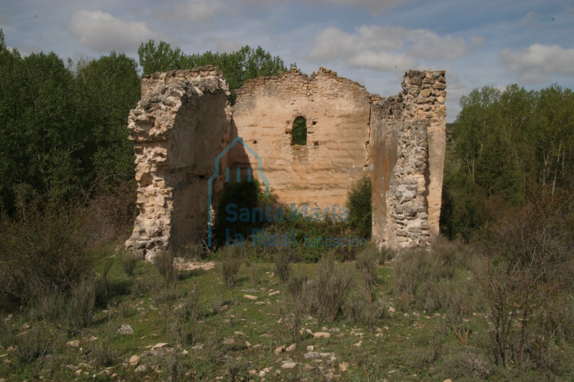 Las ruinas desde el este