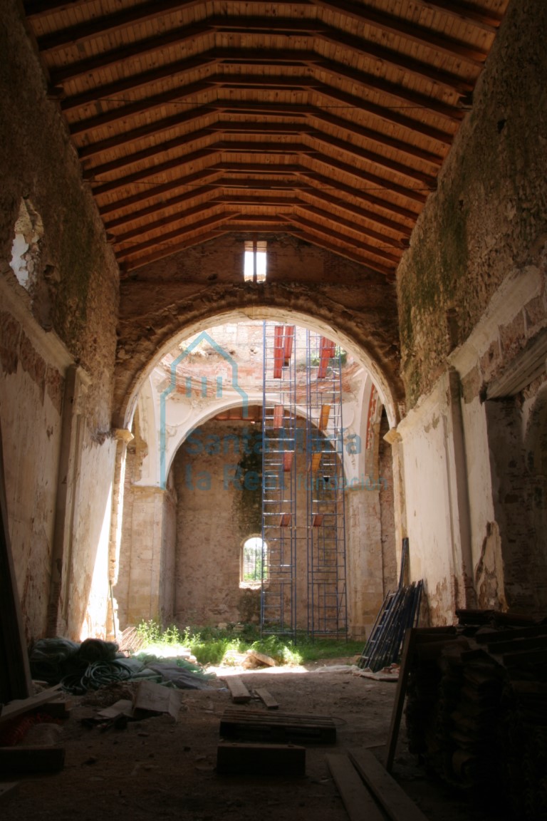 Interior en restauración