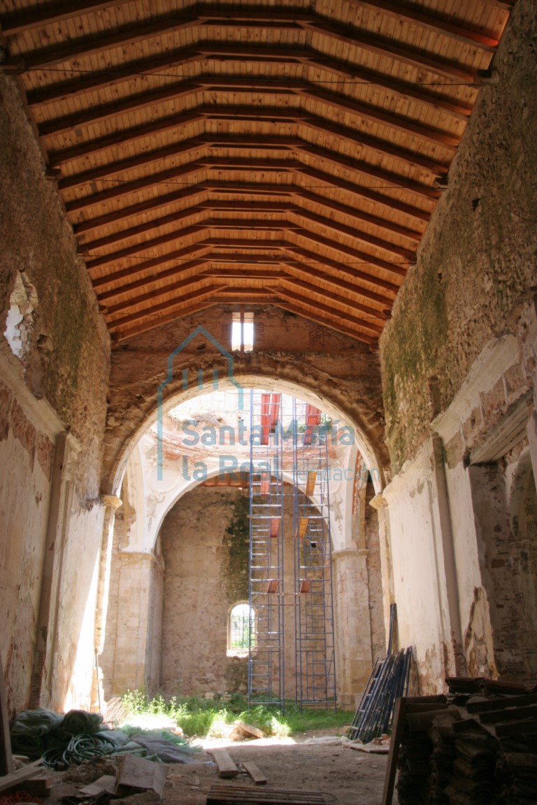 Interior,en restauración