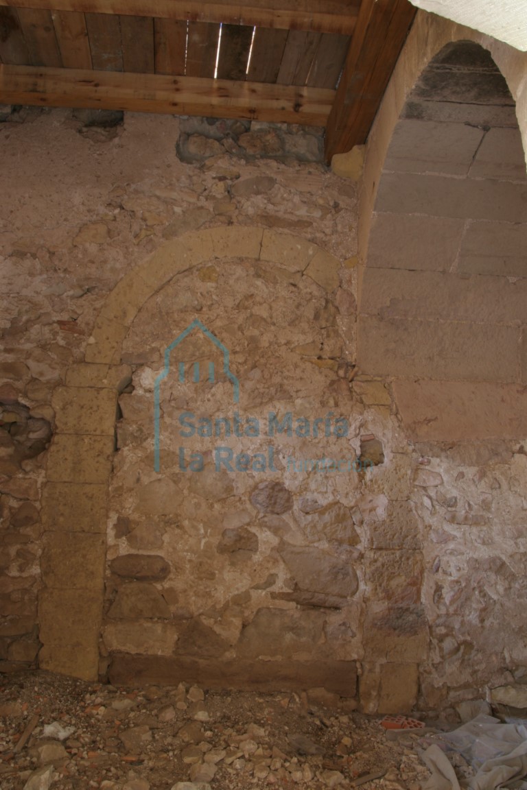 Arco cegado en el interior