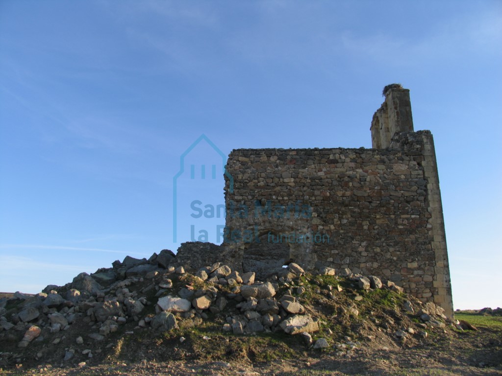 Vista de la fachada norte