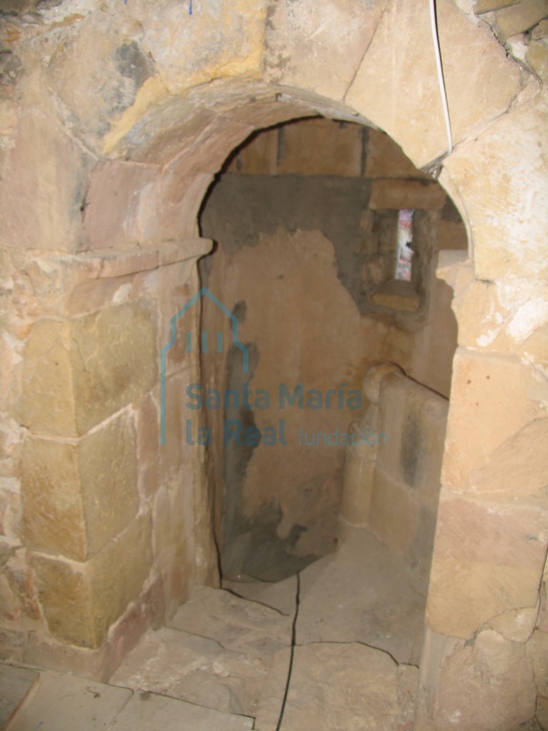 Detalle del interior de la torre