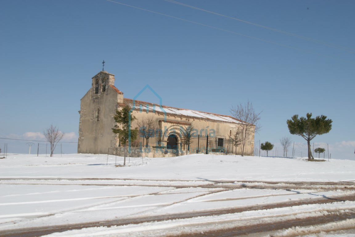 La iglesia desde el suroeste