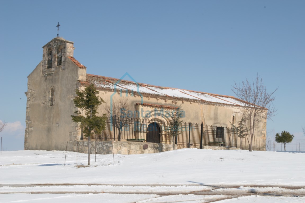 La iglesia desde el suroeste