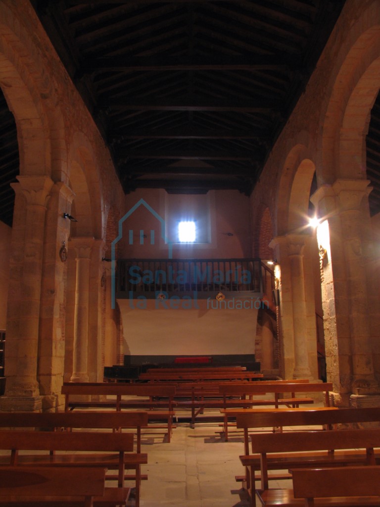 Vista de los pies desde la cabecera