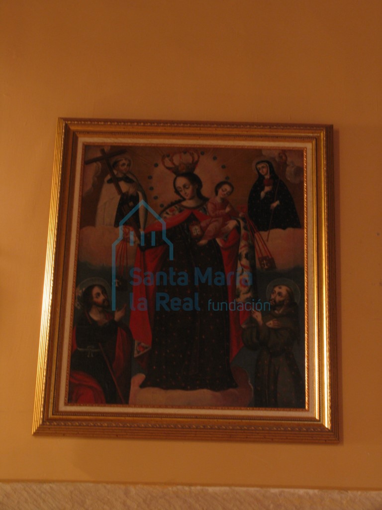 Cuadro con iconografia religiosa