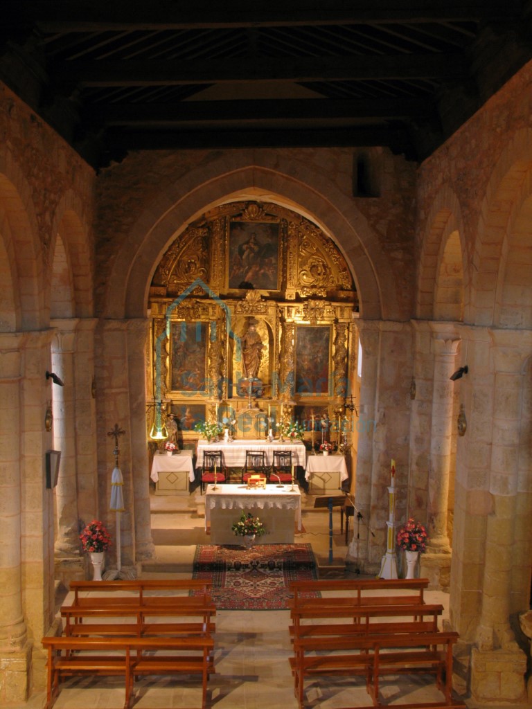 Vista del interior de la cabecera desde le coro