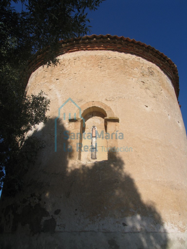 Vista del exterior del ábside