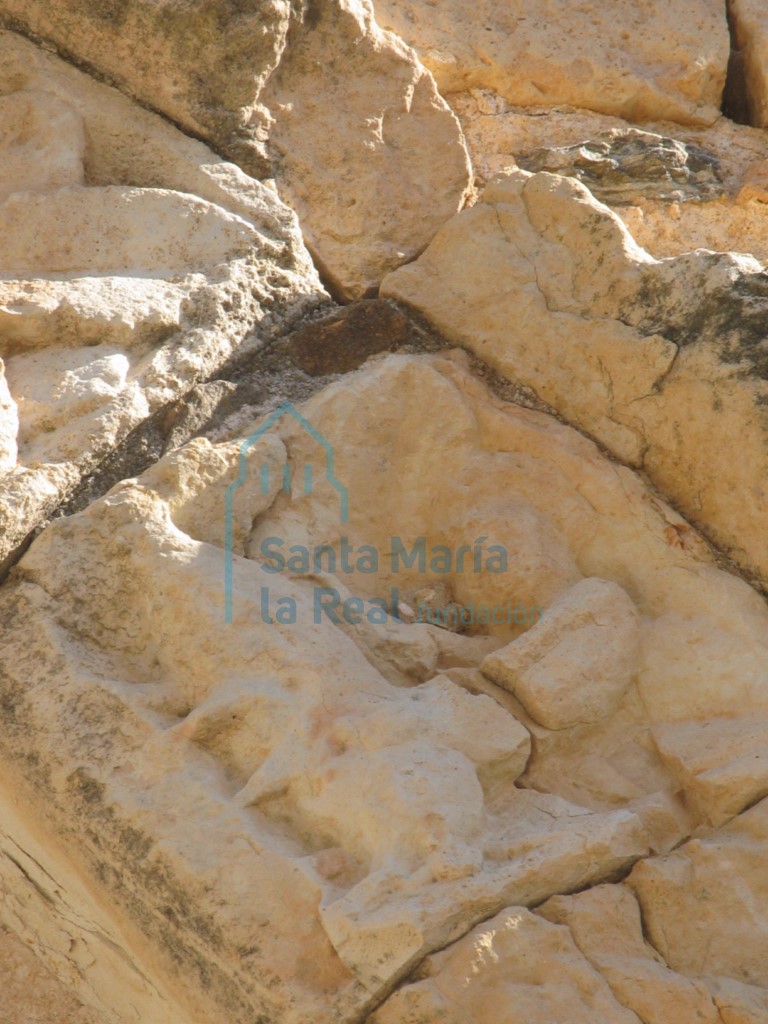 Detalle de la arquivolta exterior de la portada meridional