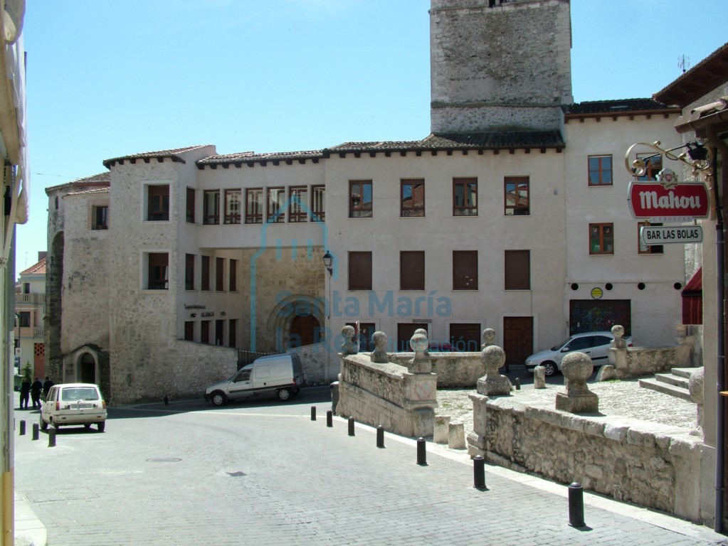Vista exterior de la fachada norte