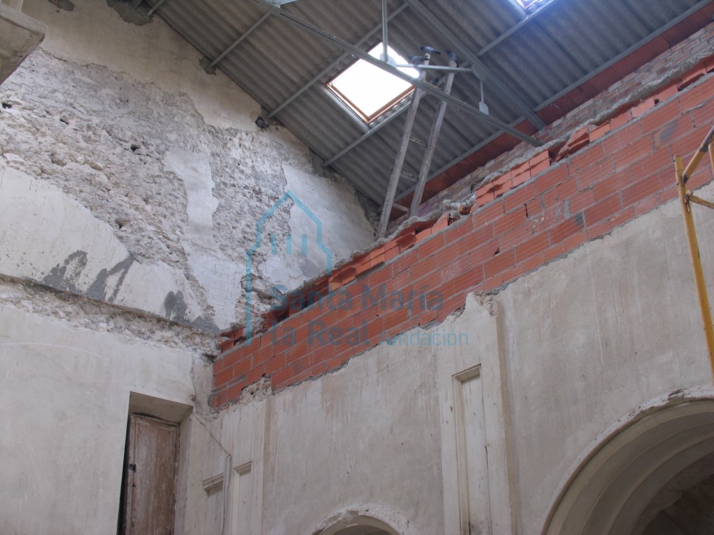 Detalle del interior de la iglesia