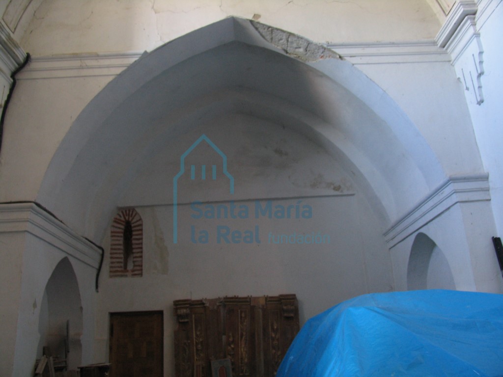 Detalle del interior de la iglesia