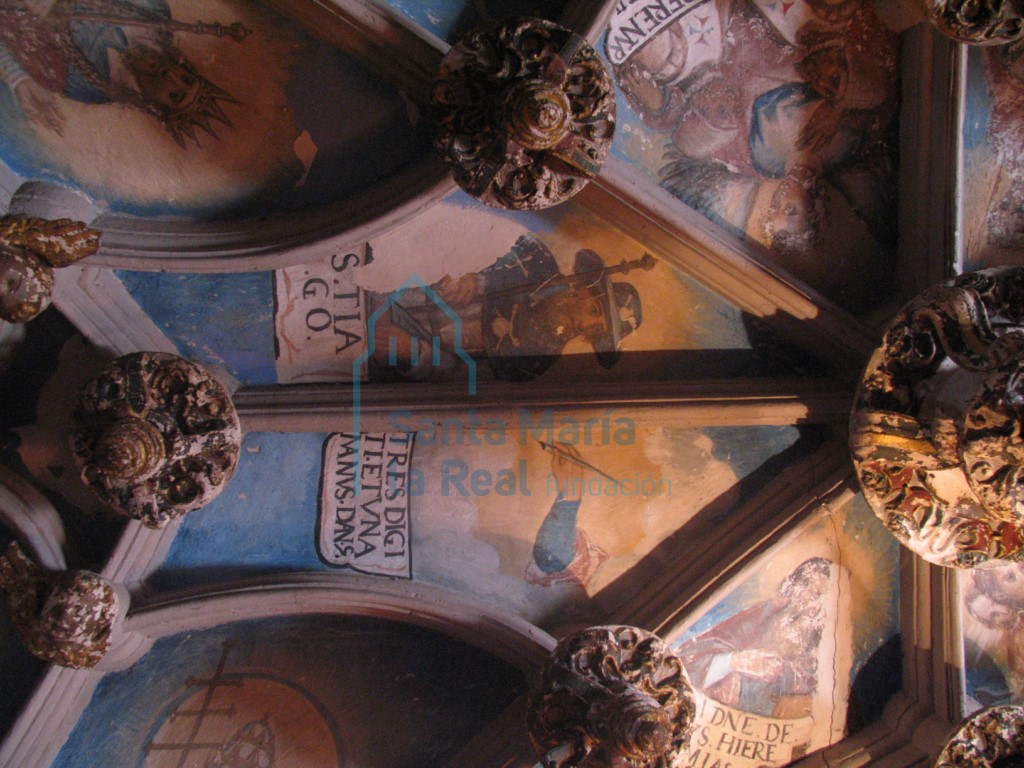 Bóveda decorada del camarín