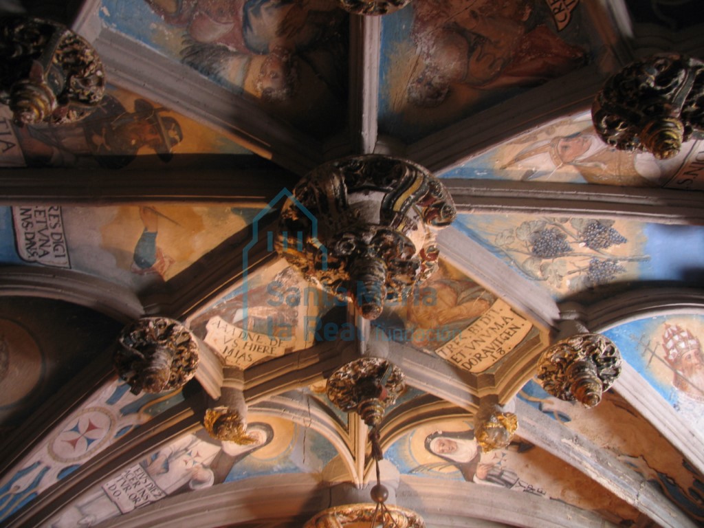 Bóveda decorada del camarín