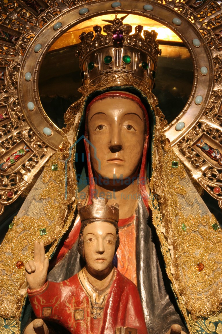 Detalle de la Virgen del Henar