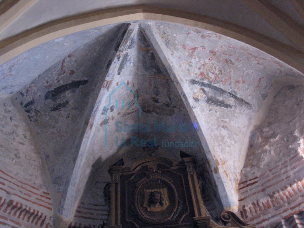 Detalle de la bóveda de horno de la cabecera