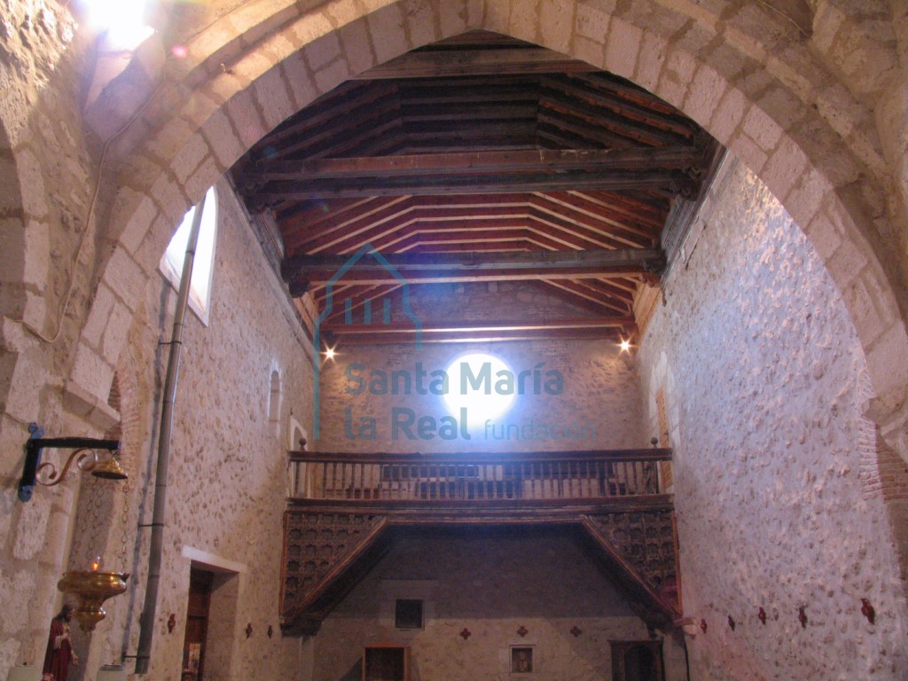 Vista de la nave desde la cabecera