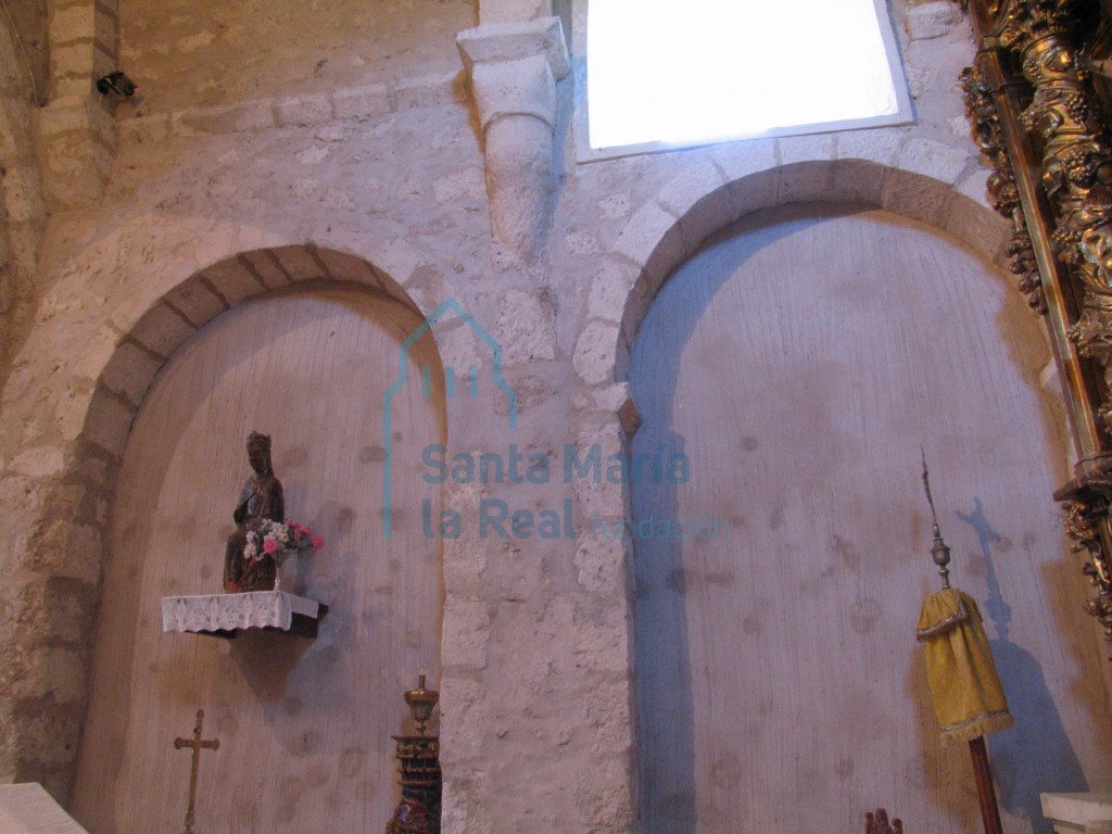 Arquerías del presbiterio