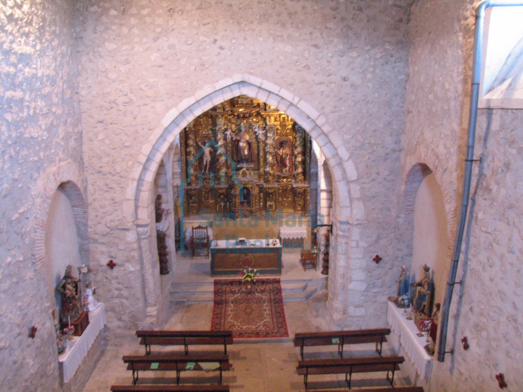 Vista de la nave desde el coro