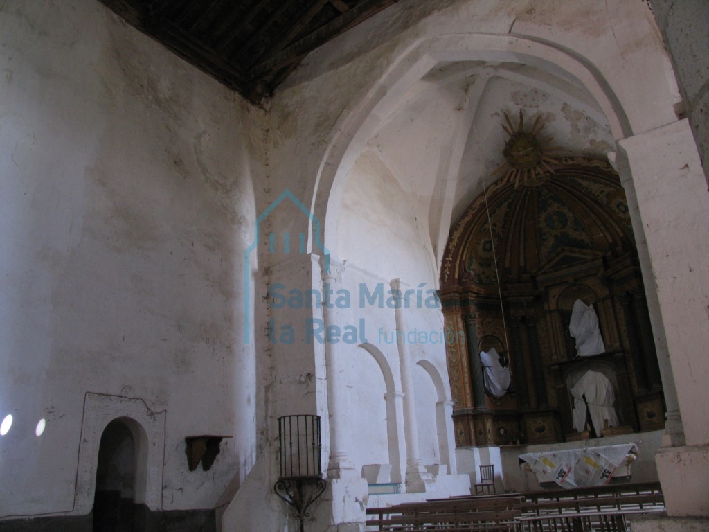 Vista del interior de la cabecera