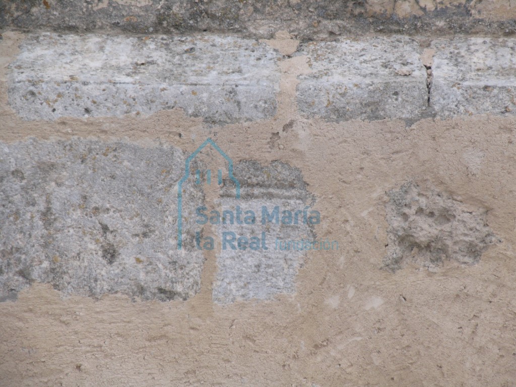 Detalle del muro exterior