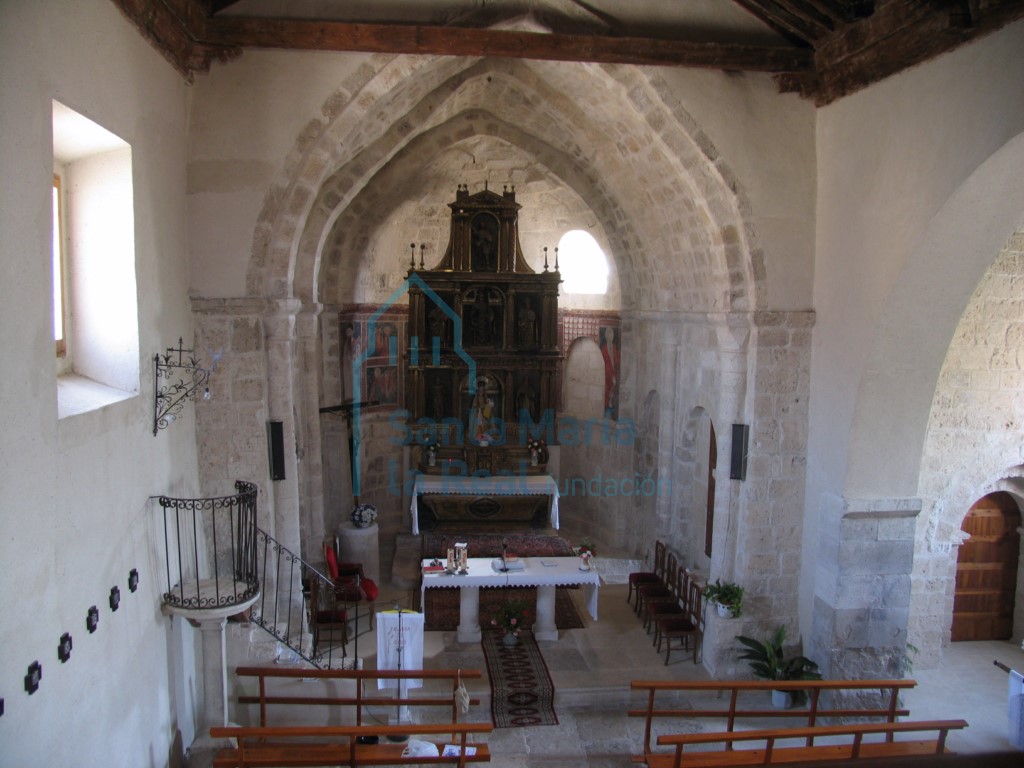 Interior de la iglesia