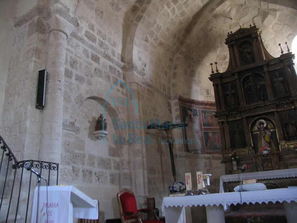 Interior del ábside