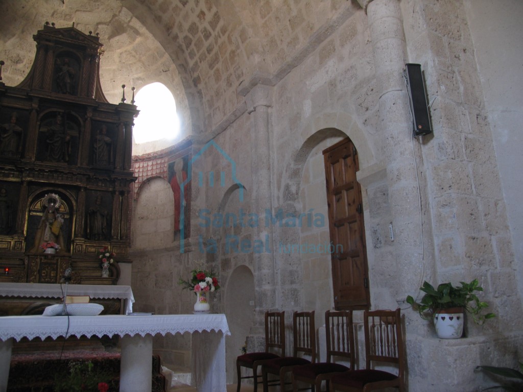 Interior del ábside